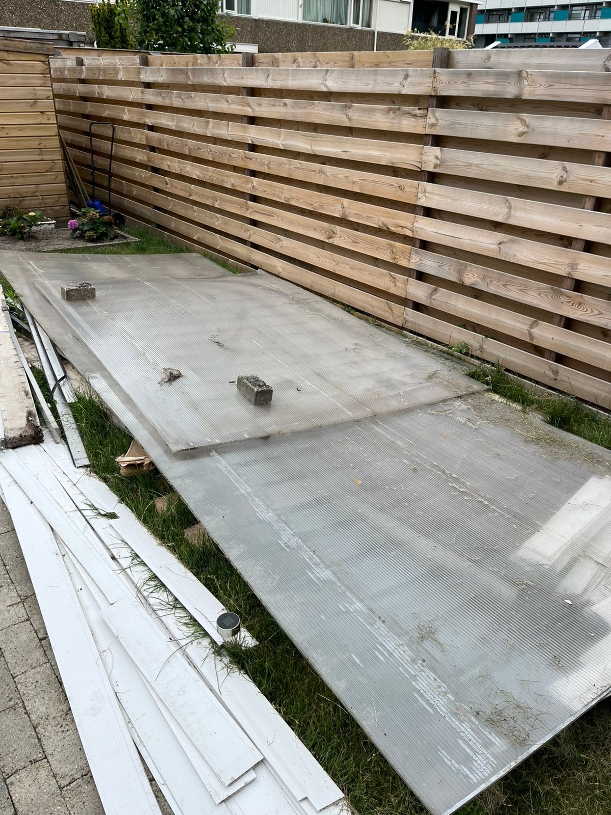 Polycarbonaat plaat, Ophalen, Zo goed als nieuw, Kunststof, Minder dan 3 meter