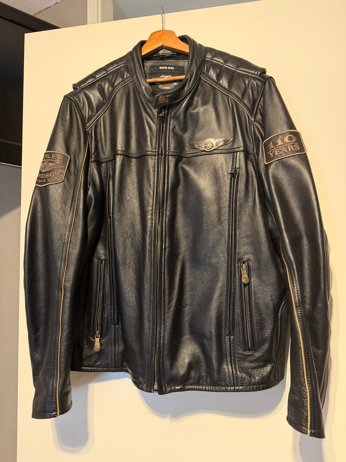 Leren harley davidson jas maat xxl, Motoren, Ophalen of Verzenden, Tweedehands, Jas | leer