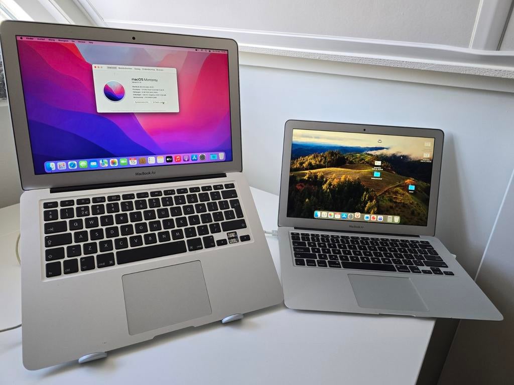 MacBook Air 13” 2017 + MacBook Air 13” 2012, Computers en Software, Apple Macbooks, Gebruikt, MacBook Air, 13 inch, 2 tot 3 Ghz