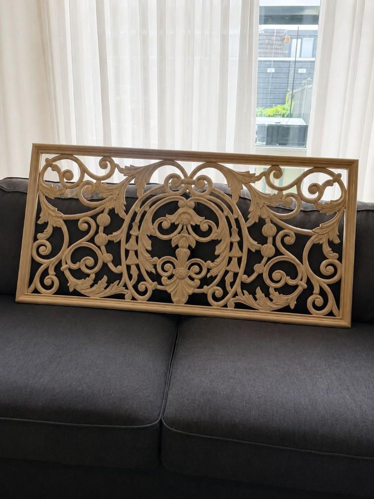 Wandornament, Huis en Inrichting, Ophalen, Gebruikt, Grijs