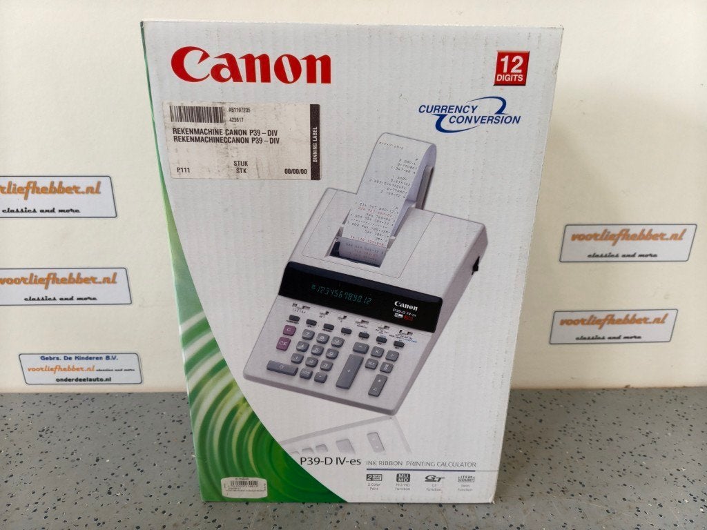 rekenmachine Canon P39-DIV-es, Canon, Ophalen of Verzenden, Rekenmachine, Nieuw