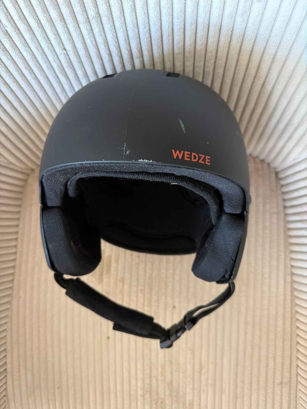Wedze Skihelm PISTE 500 Zwart - Maat 53-56cm, Gebruikt, Overige typen, Skiën, Minder dan 100 cm