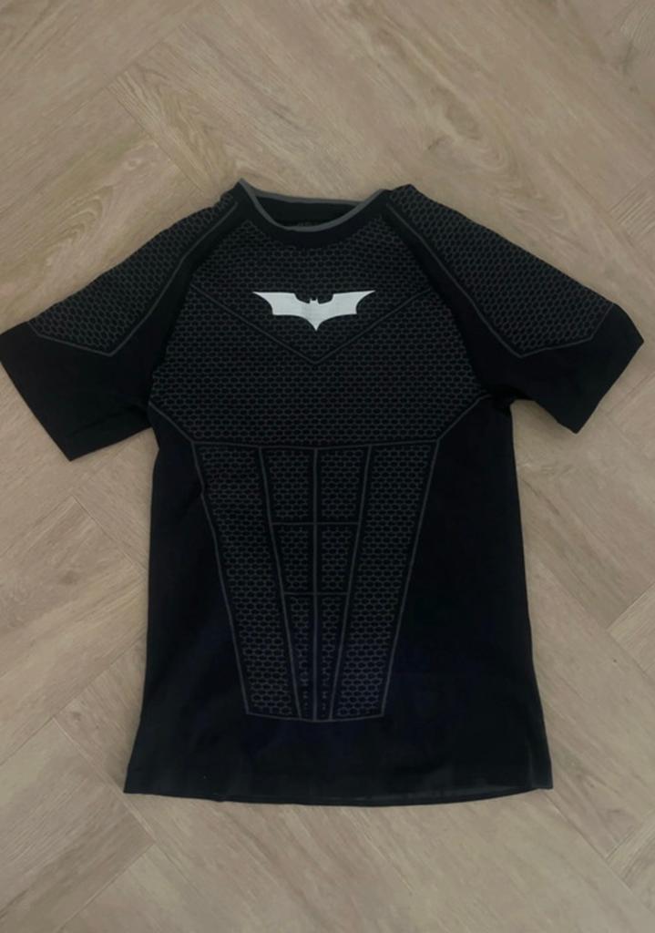 Youngla Batman compressie shirt M, Kleding | Heren, Sportkleding, Fitness, Maat 48/50 (M), Zwart, Ophalen of Verzenden