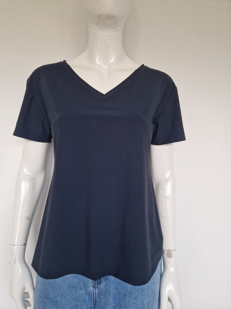 Studio Anneloes travelstof T-shirt. Maat M. Nachtblauw, Kleding | Dames, Maat 38/40 (M), Studio Anneloes, Blauw, Nijmegen
