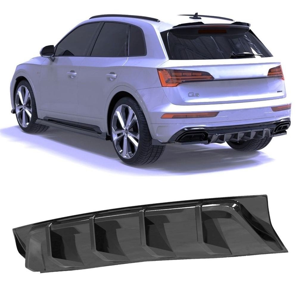 APEX Diffuser voor Audi SQ5 / Q5 S-Line Mk2 Facelift glans Z, Verzenden, Automotive Parts, A.parts@hotmail.nl, Trasmolenlaan 12 3447 GZ Woerden