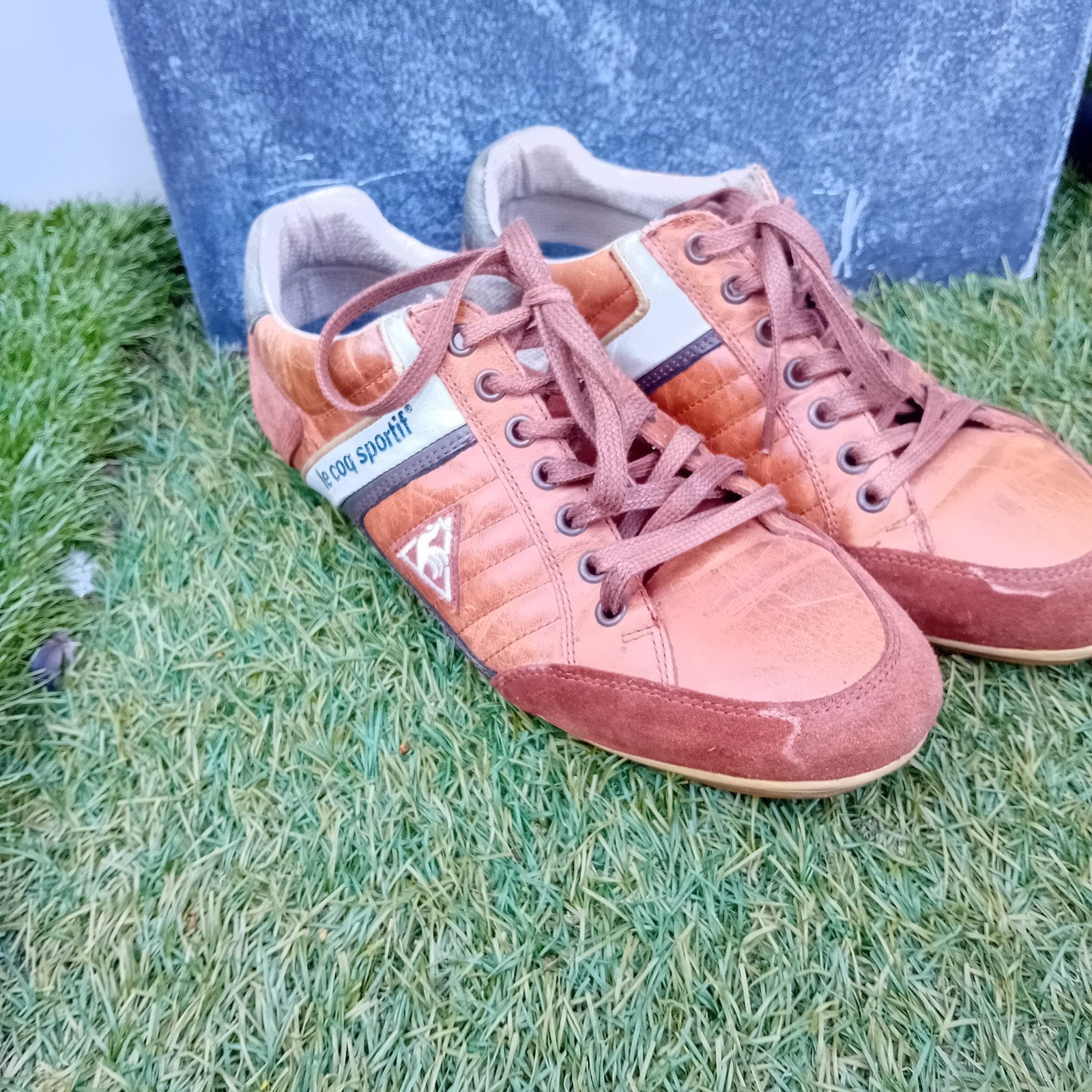 Le Coq Sportif sneakers - Bruin - Maat 42, Bruin, Le Coq Sportif, Ophalen of Verzenden, Sneakers of Gympen