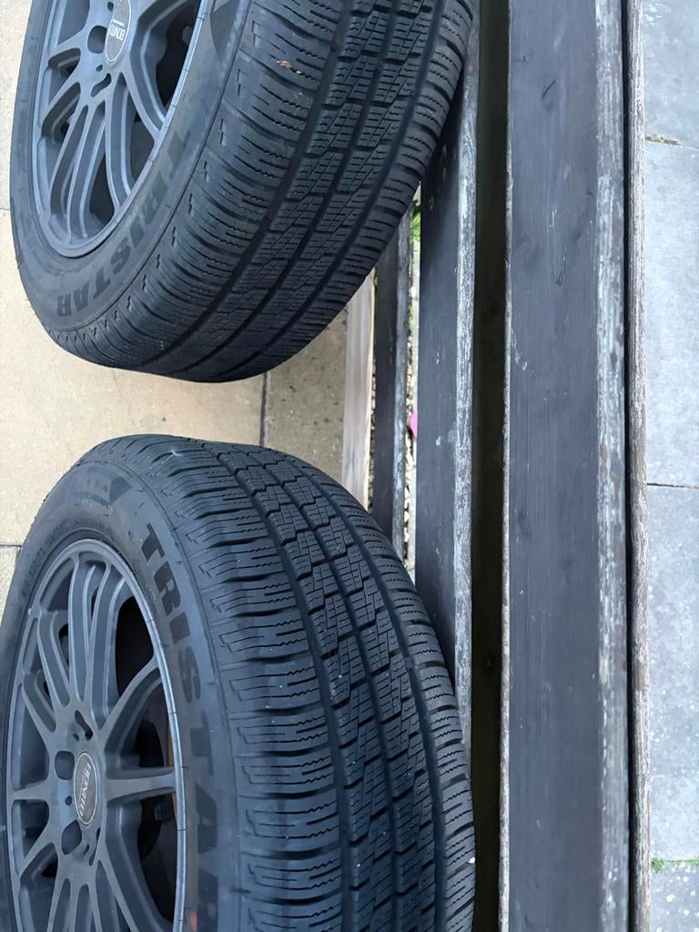Nieuwe Tristar All Season banden op Bonito velgen 5x114,3, Auto-onderdelen, Banden en Velgen, Ophalen, Banden en Velgen, 17 inch