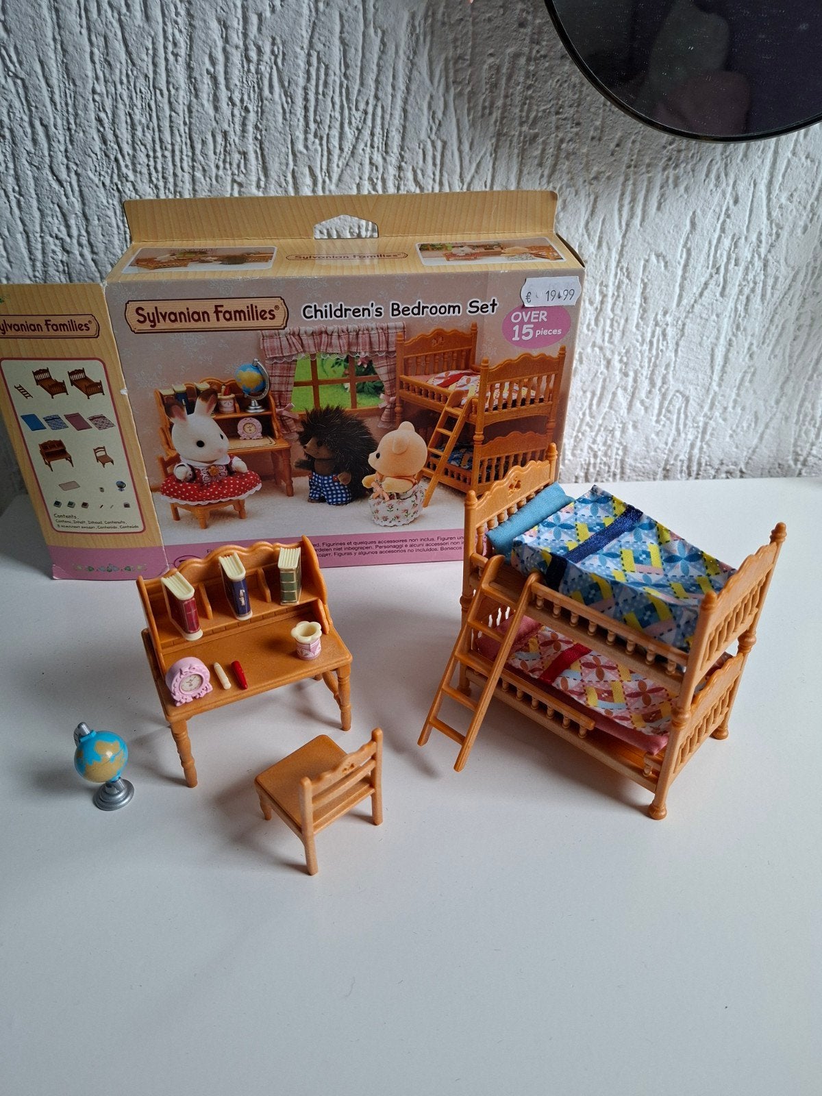 Sylvanian Families Kinderkamer Set - Stapelbed & Bureau, Kinderen en Baby's, Speelgoed | Overig, Ophalen, Zo goed als nieuw, Jongen of Meisje