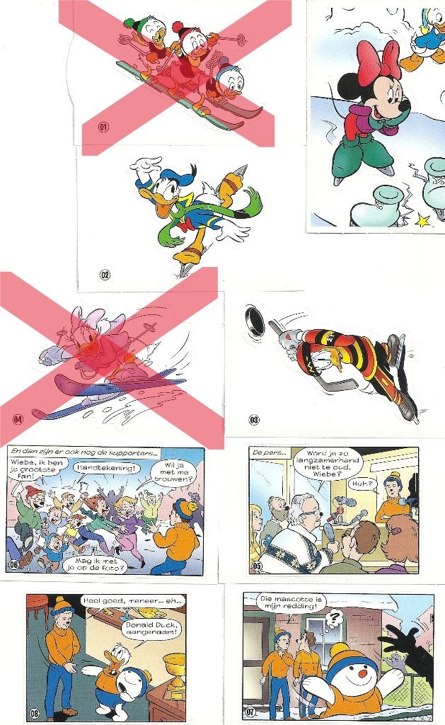 Donald Duck wintersport 2018, Verzamelen, Supermarktacties, Albert Heijn, Ophalen of Verzenden