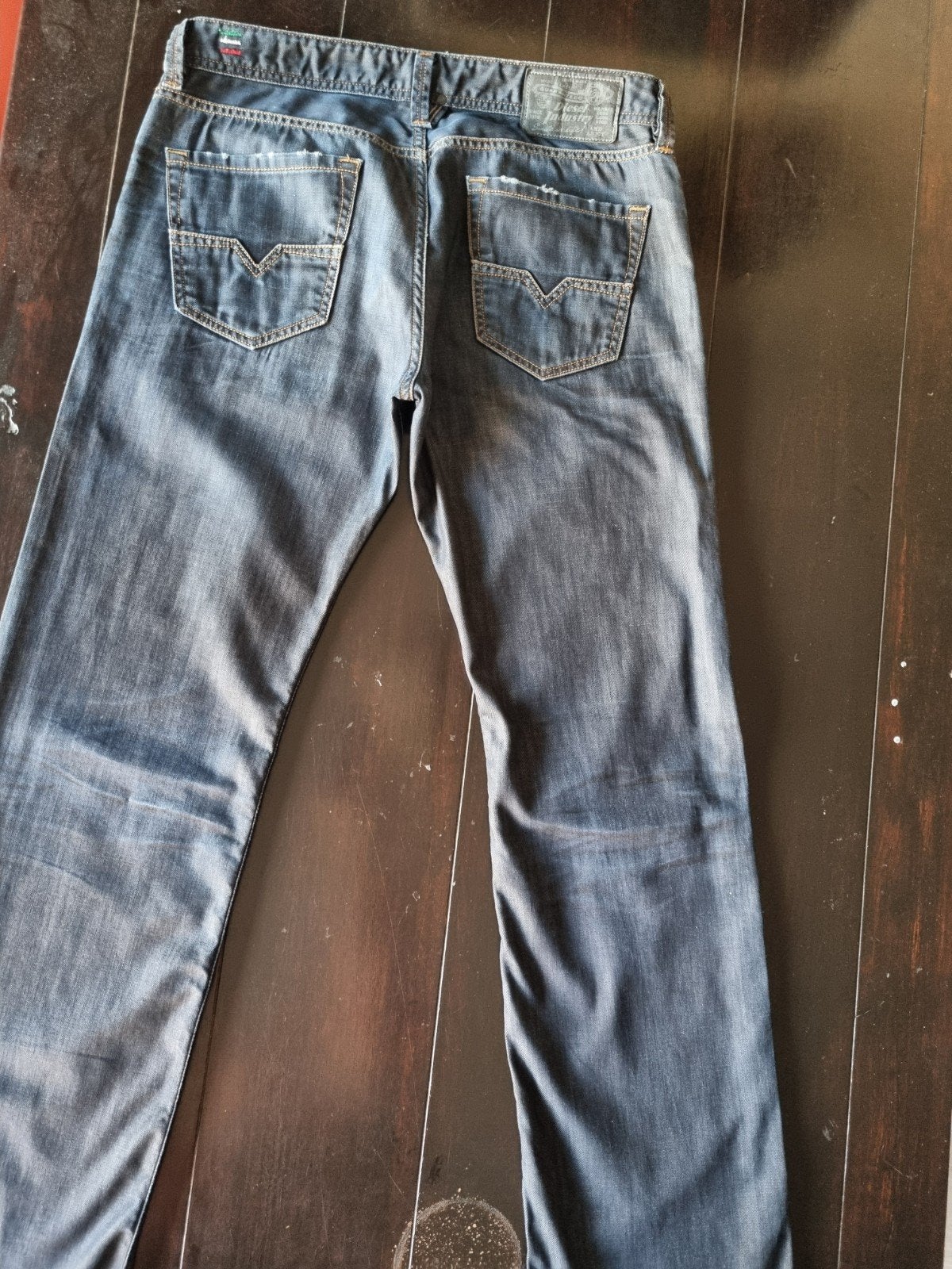 CLASSIC DIESEL LARKEE REGULAR STRAIGHT JEANS SIZE 32/34, Diesel, Blauw, W32 (confectie 46) of kleiner, Ophalen of Verzenden
