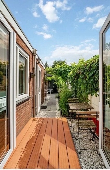 TÄRNÖ Tafel+2 stoelen, buiten, zwart/lichtbruin gelazuurd, Tuin en Terras, Gebruikt, Bijzettafel, Tuinset, Hout