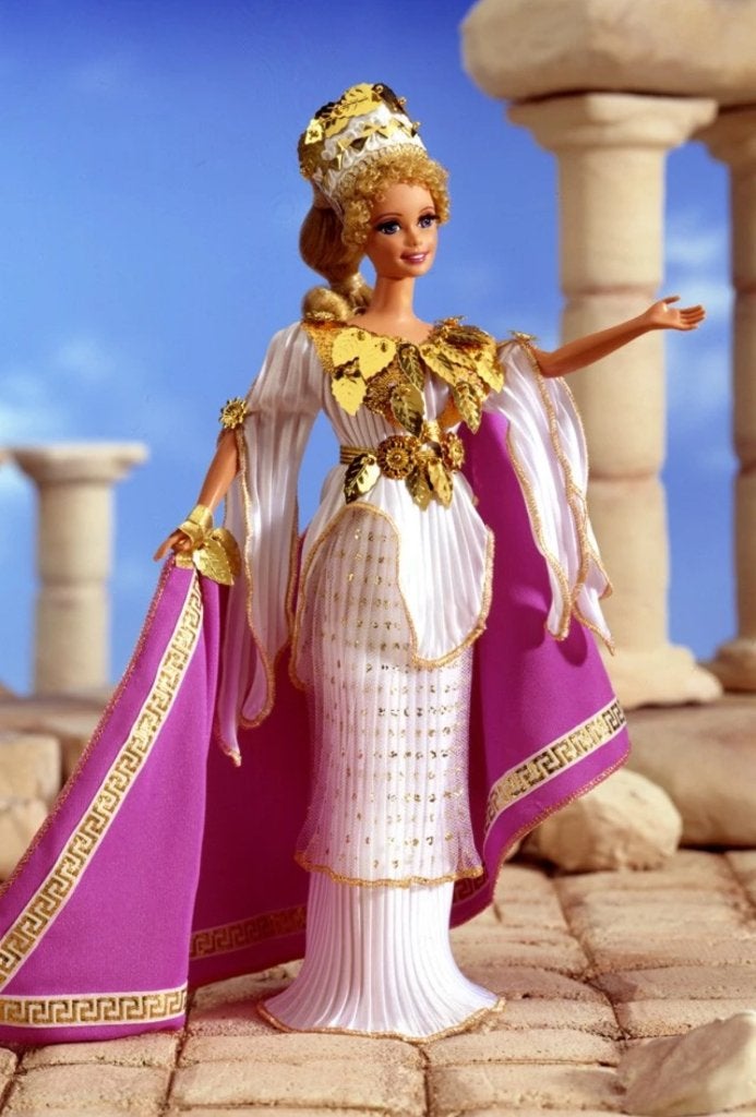 Grecian Goddess Barbie Doll, The Great Eras Collection 1996, Ophalen of Verzenden, Nieuw, Fashion Doll