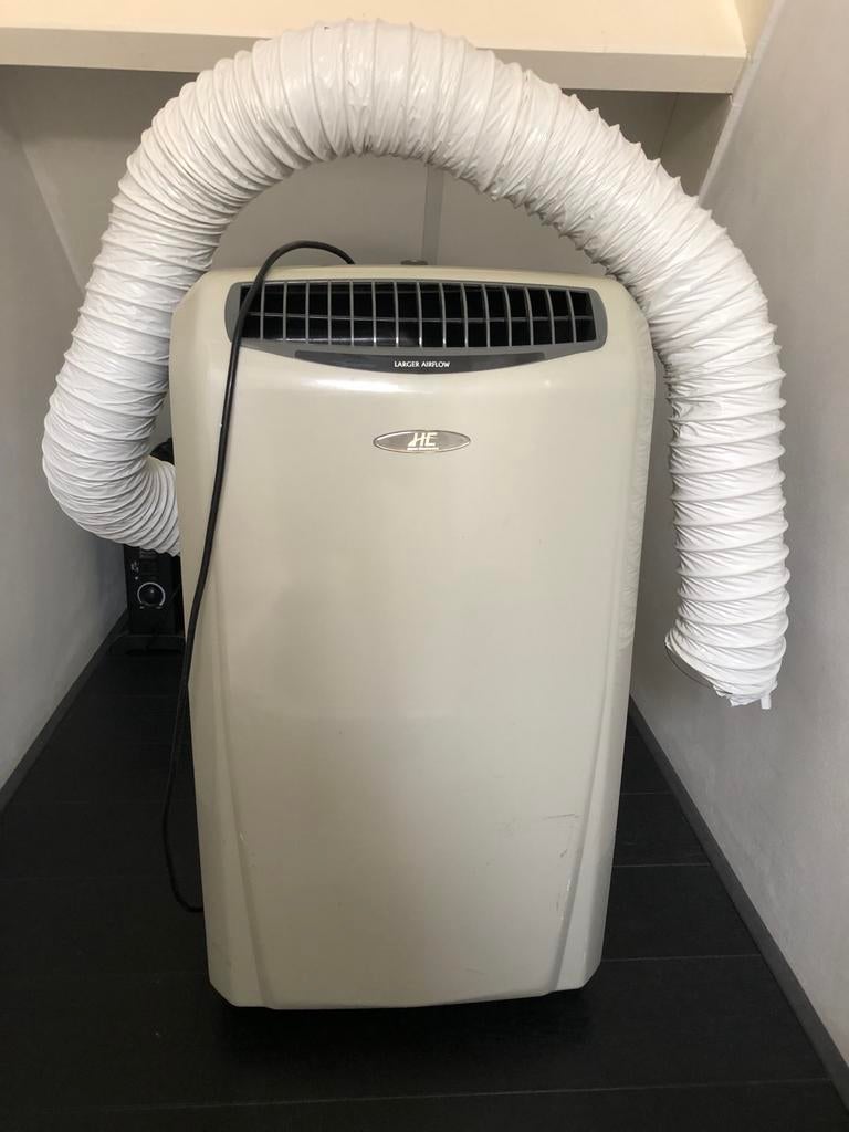 Mobiele airco HE FREEZZ 9500M - Koelen en Ontvochtigen, Gebruikt, Minder dan 60 m³, 3 snelheden of meer, Ophalen of Verzenden