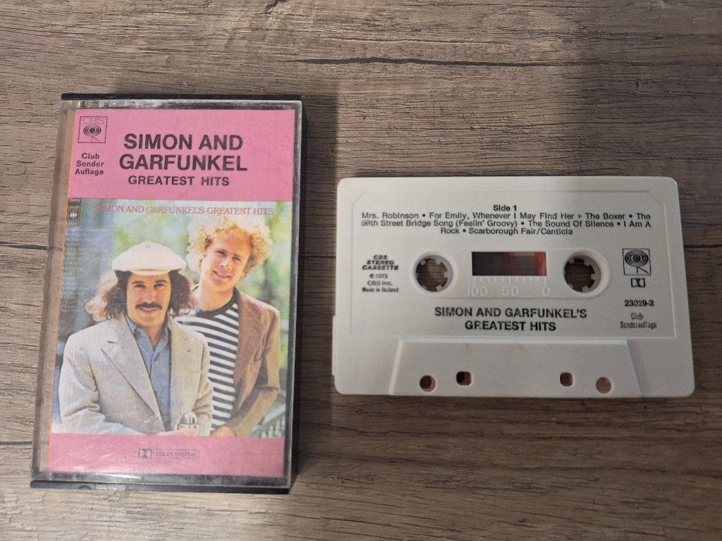 Vintage originele muziek cassette Simon & Garfunkel Hits, Cd's en Dvd's, Ophalen of Verzenden, Gebruikt, Pop, 1 bandje