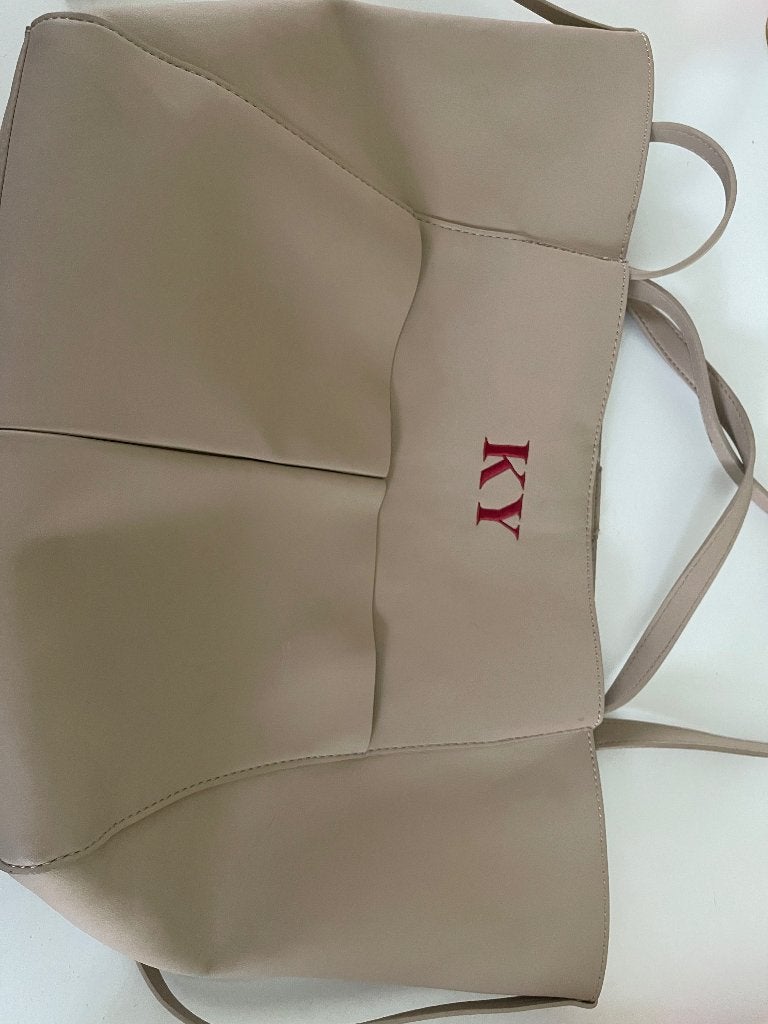 Zara shopper met KY, Ophalen of Verzenden, Zo goed als nieuw, Beige, Shopper