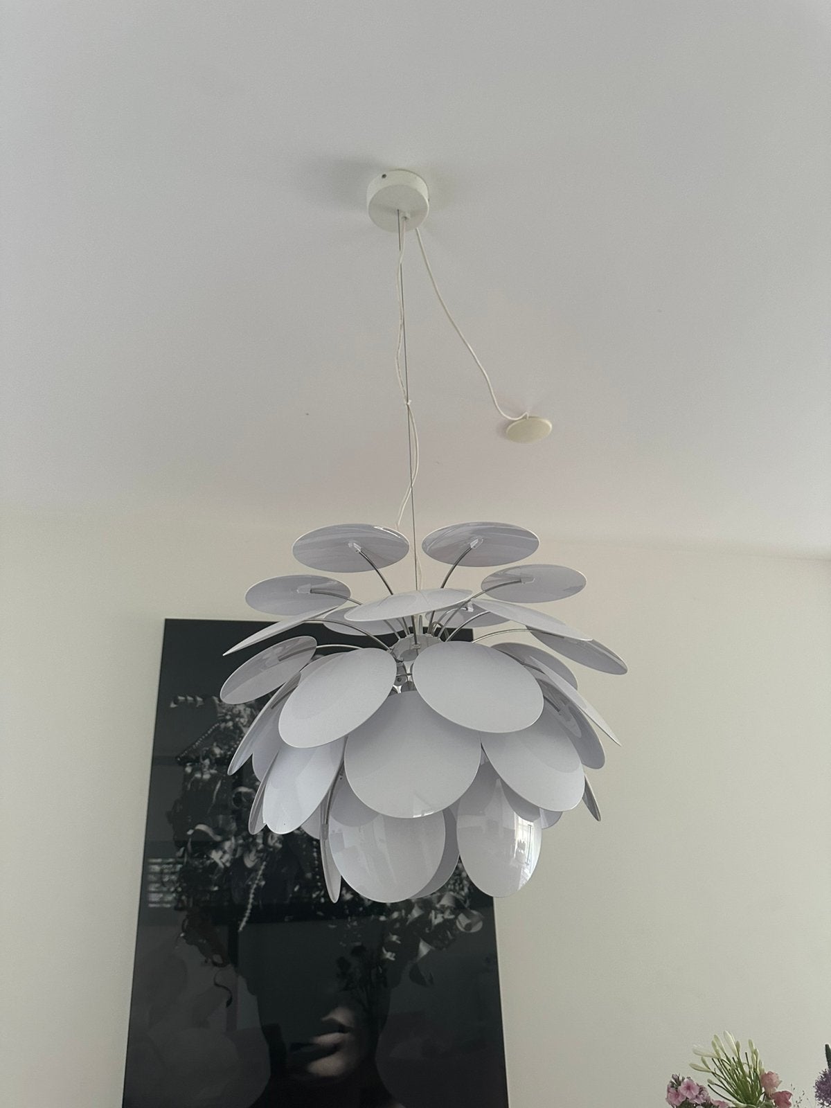 Marset Discoco lamp wit 53cm, Ophalen, Zo goed als nieuw, Kunststof, 50 tot 75 cm