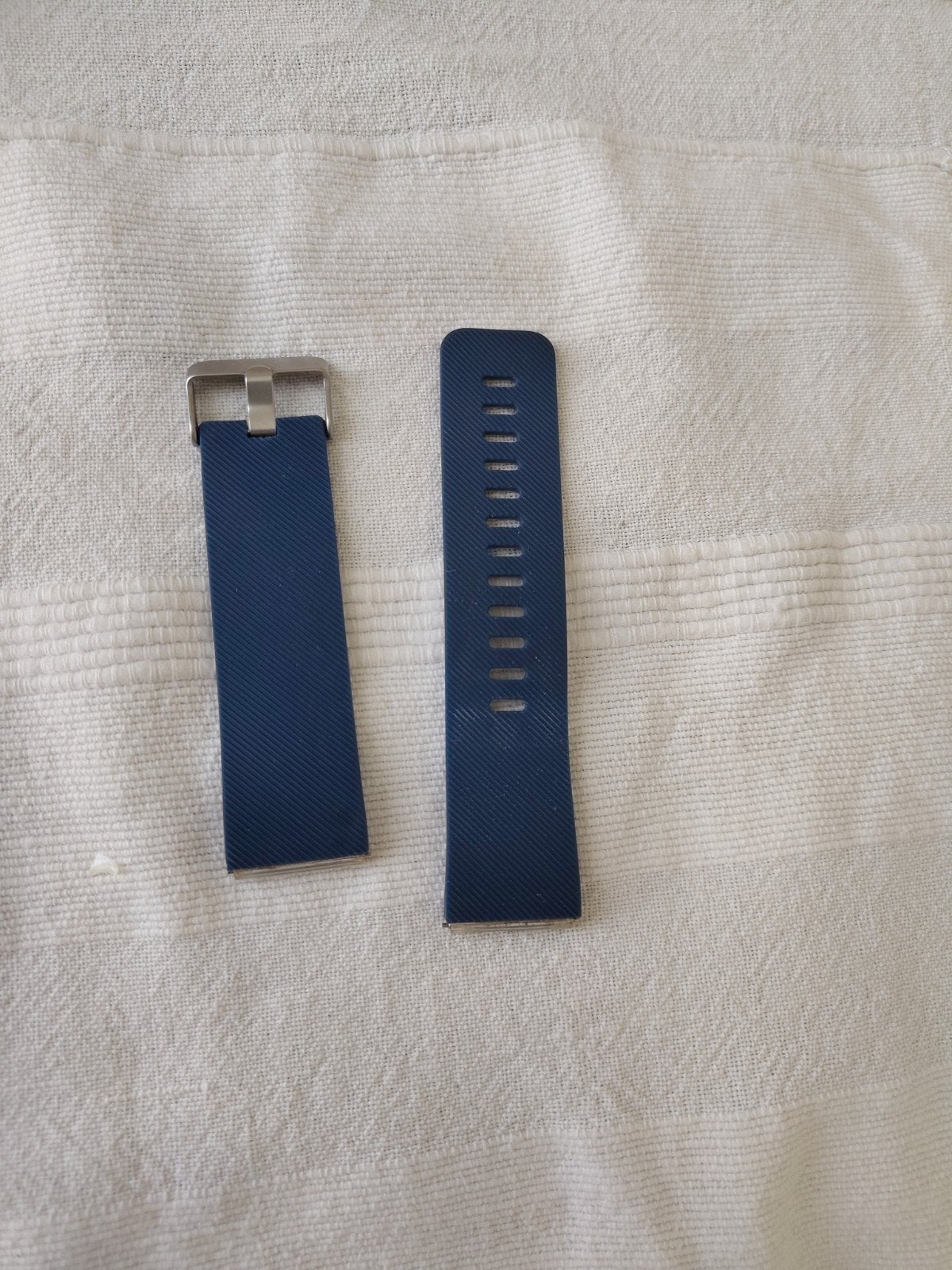Blauwe Fitbit Charge 2 bandje (maat L), Ophalen, Gebruikt, Blauw, Android