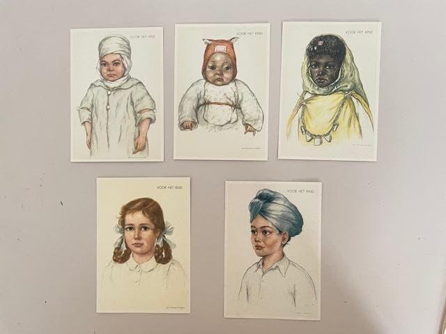 Set kaarten Lily Eversdijk Smulders Voor het kind NIEUW 1955, Ophalen