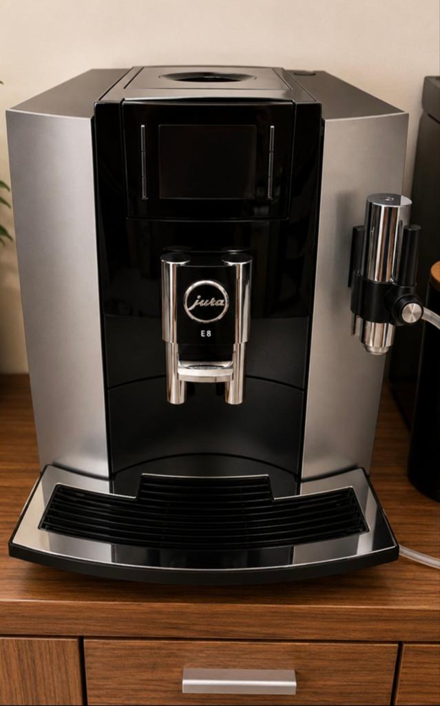 Jura E8 Dark Inox Espressomachine - incl 6 maanden garantie, Witgoed en Apparatuur, Koffiezetapparaten, Ophalen, Info@jura.com