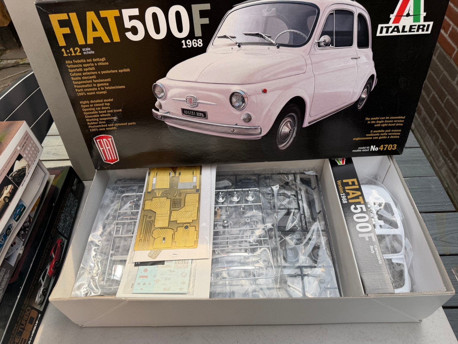 1/12 ITALERI FIAT 500, Hobby en Vrije tijd, Overige merken, Auto, Groter dan 1:32, Nieuw