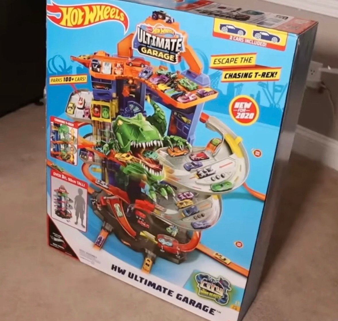 Hot Wheels Ultimate Garage - Mega Parkeergarage met T-Rex, Ophalen, Nieuw