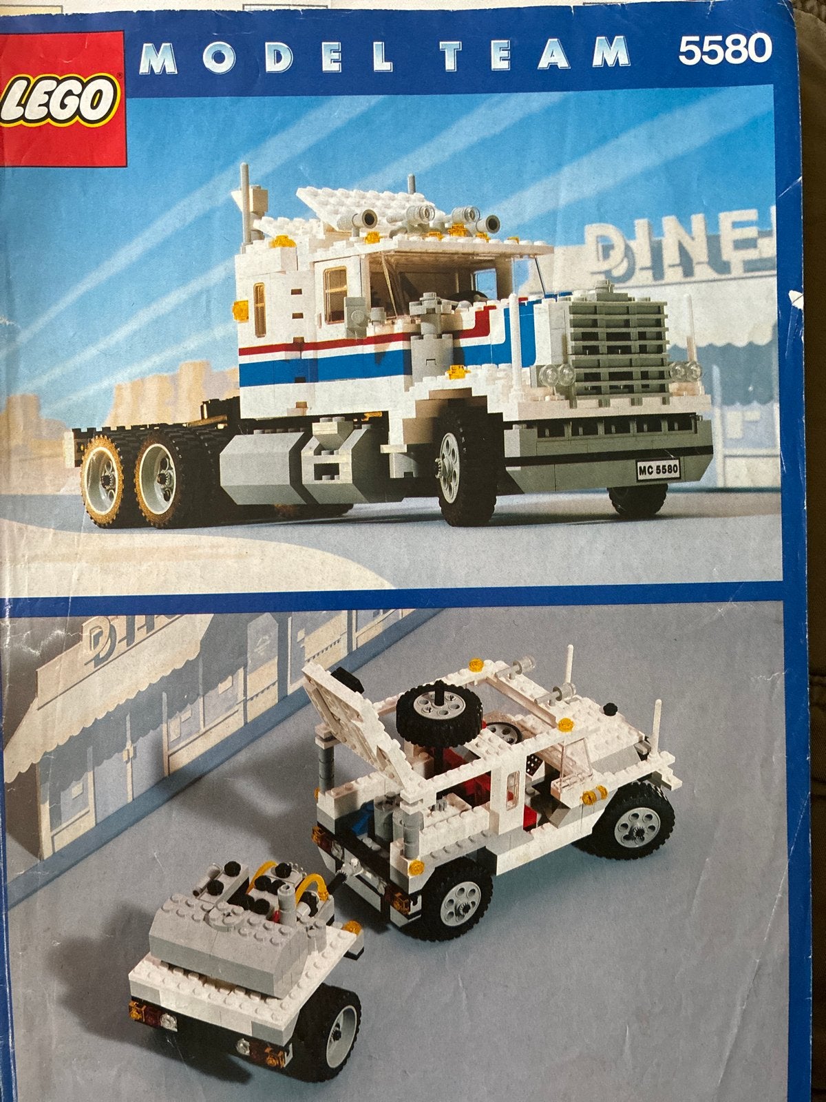 LEGO Model Team 5580 Highway Rig Vrachtwagen, Ophalen of Verzenden, Gebruikt, Overige merken