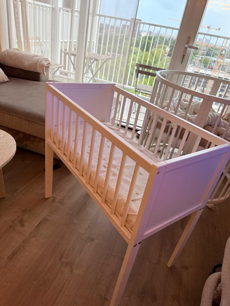 Co sleeper wit - baby bedje te koop in Zaandam, Ophalen, Gebruikt, Wieg