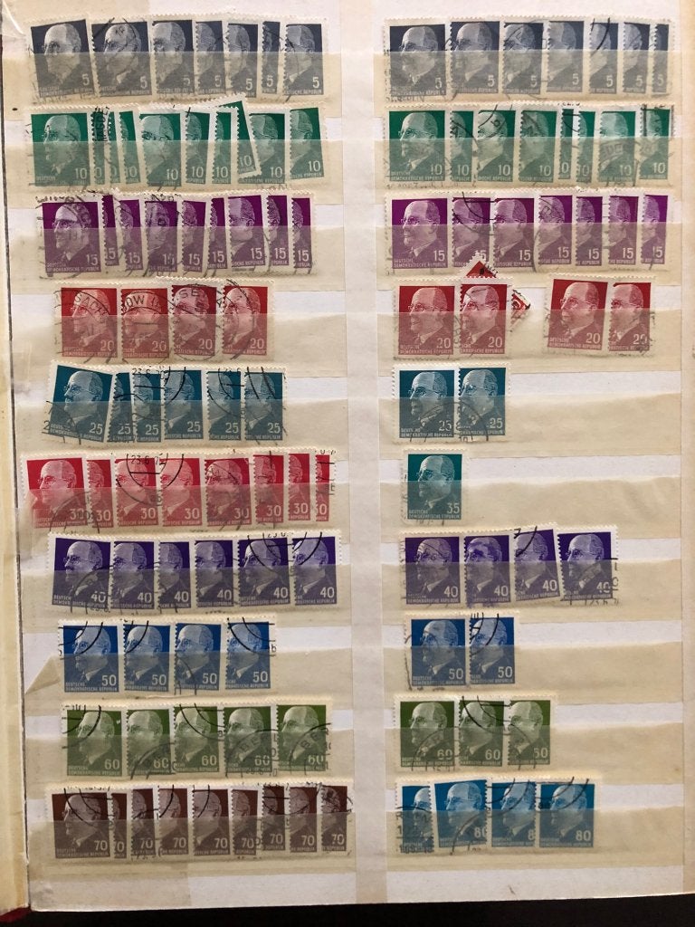 Postzegels DDR, Ophalen of Verzenden, DDR, Gestempeld