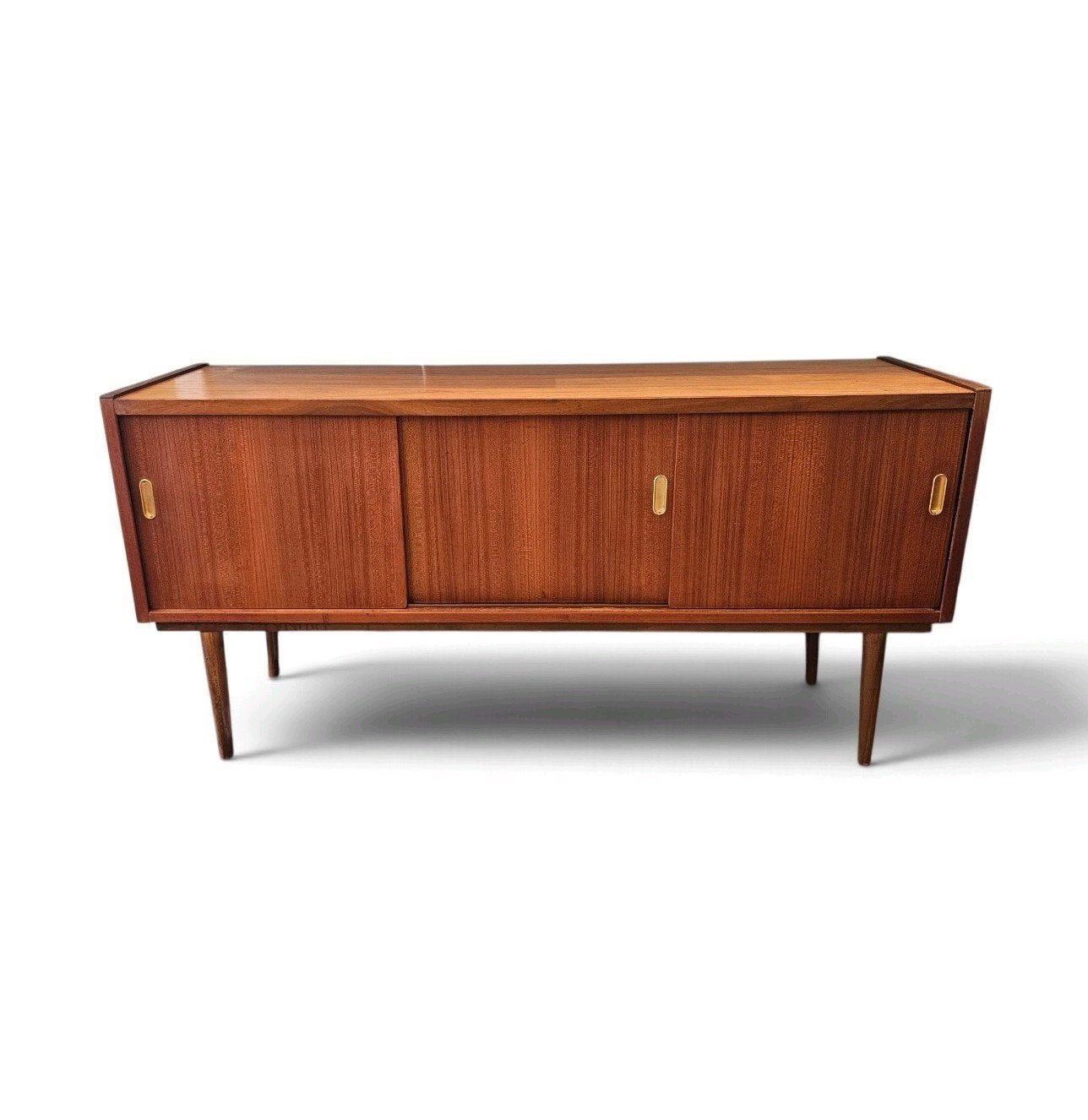 Deens Design Vintage Teak Dressoir Lowboard Kast Silkeborg, Huis en Inrichting, Ophalen, Nvt, Nvt, Nvt
