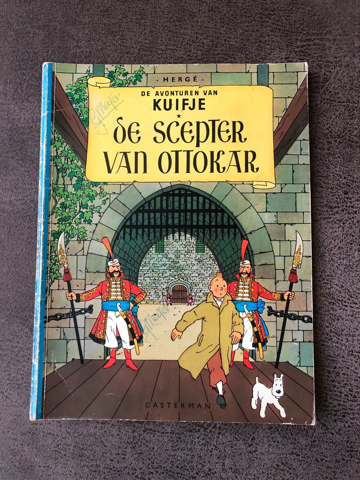 Kuifje - De Scepter van Ottokar (Hardcover), Boeken, Eén stripboek, Ophalen of Verzenden, Gelezen