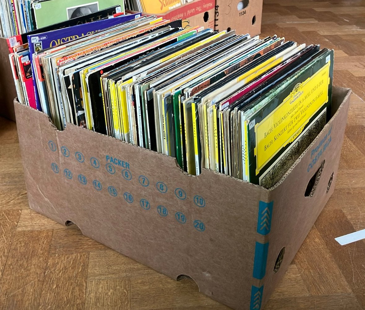 Leuke klassieke lp’s 15 euro per doos, Ophalen, Gebruikt, Overige typen, 12 inch