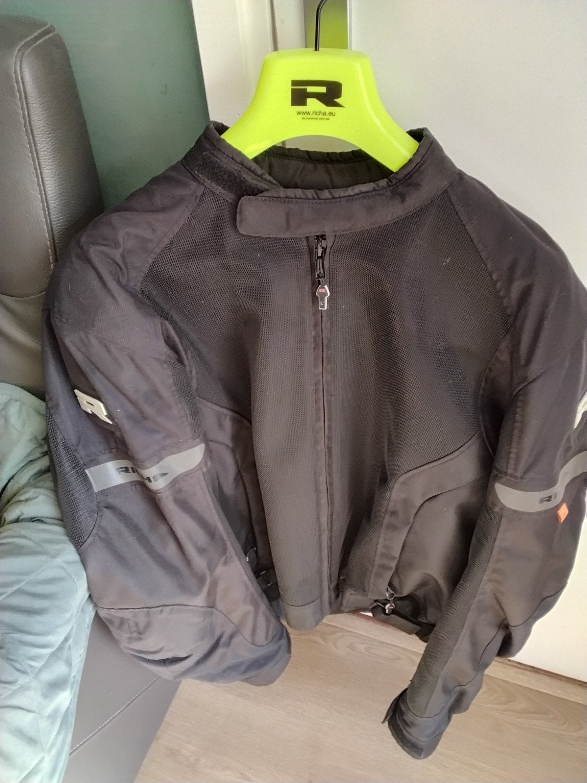 Richa textiel motorjas - Zwart - Maat 4XL, Ophalen, Jas | textiel, Richa