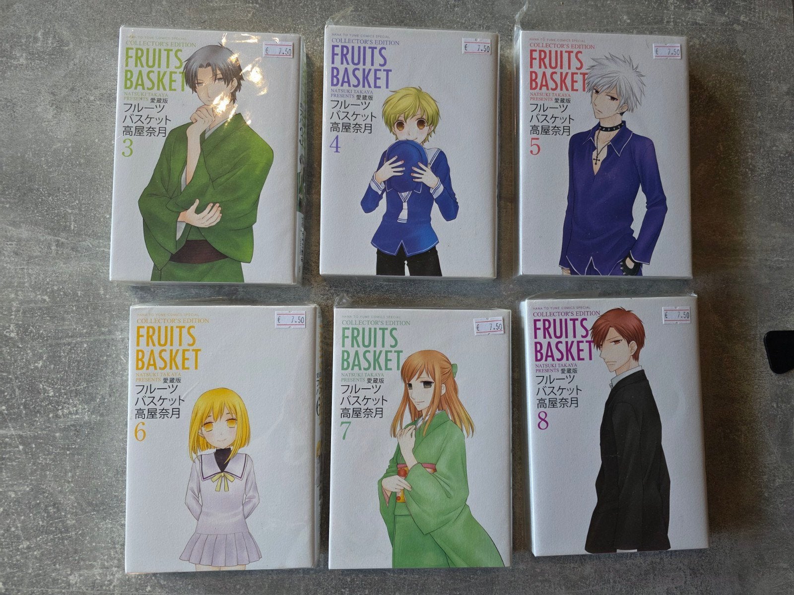 J-Culture Fruits Basket Manga Collector’s Edition 3-8 k-pop, Meerdere stripboeken, Ophalen of Verzenden, Zo goed als nieuw, Natsuki Takaya