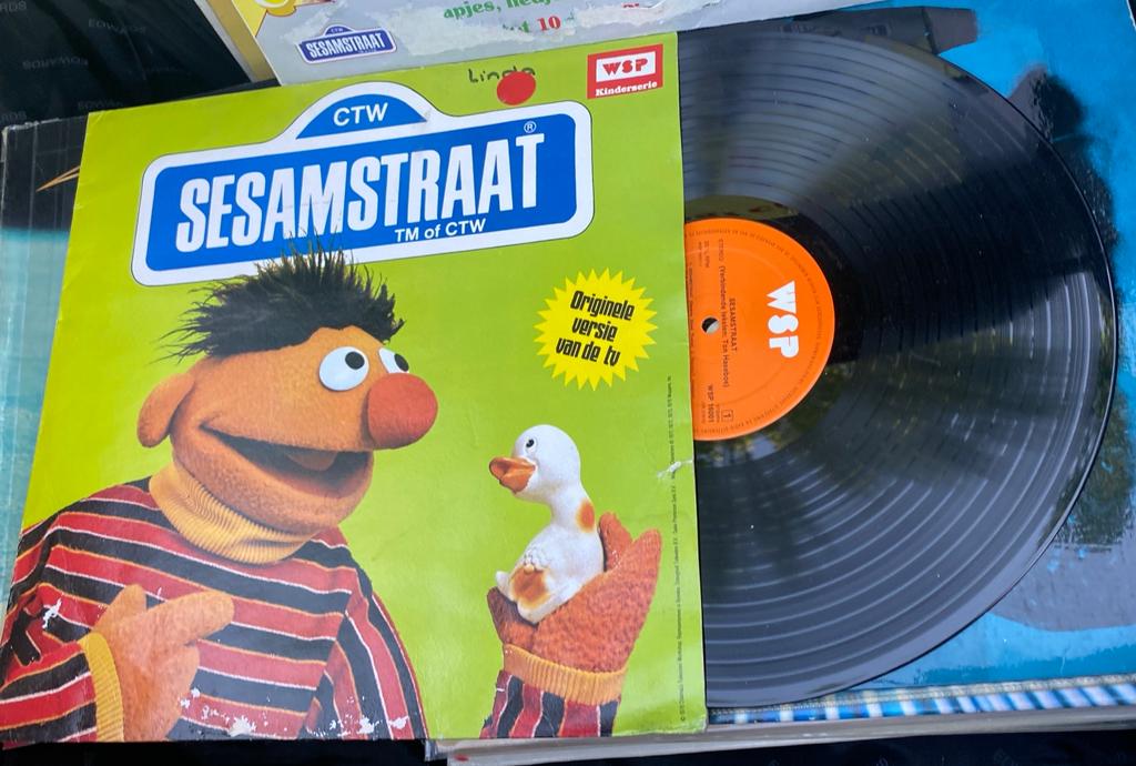 Sesamstraat lp orginele versie van tv, Ophalen of Verzenden, Zo goed als nieuw
