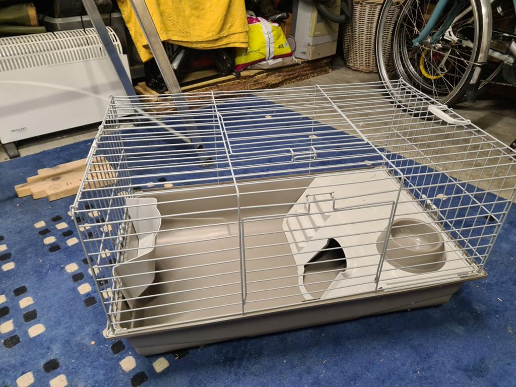 Binnenhok voor konijn/cavia, Dieren en Toebehoren, Ophalen, Kooi, Konijn, Minder dan 60 cm