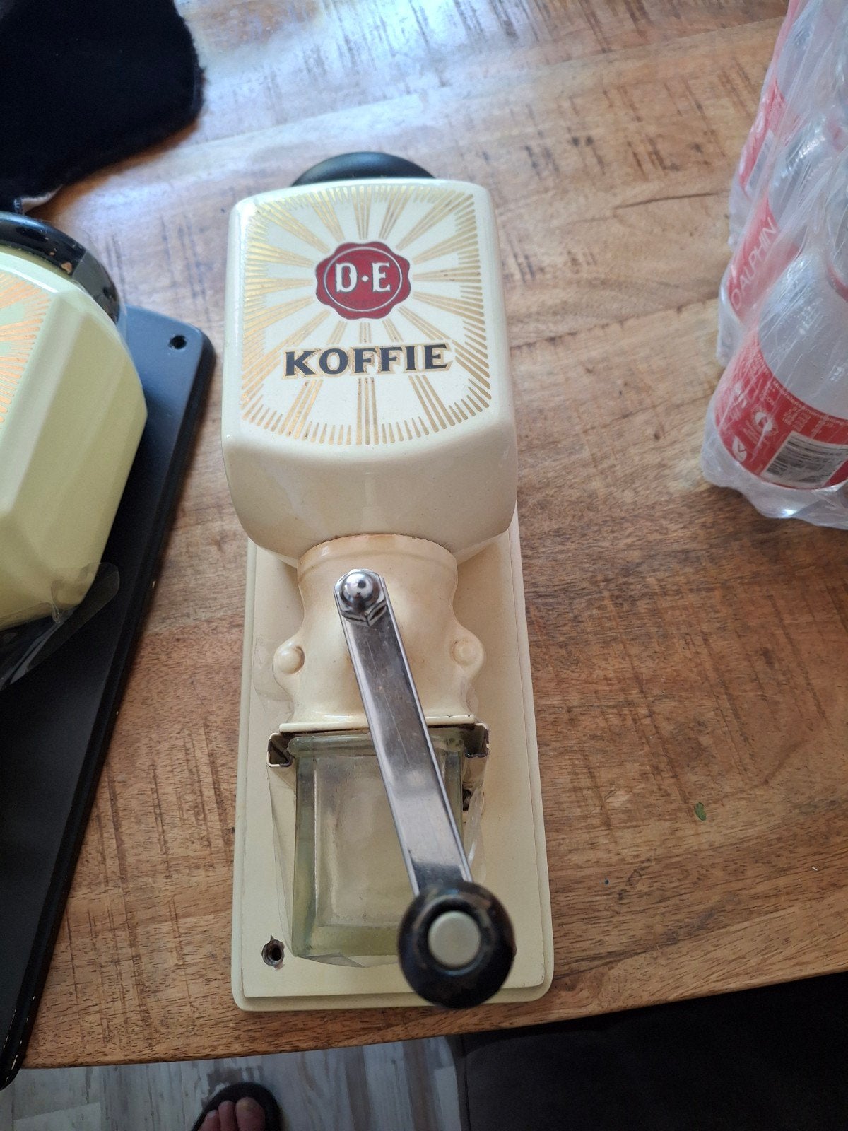 Vintage Douwe Egberts Koffiemolen - Wandmodel, Antiek en Kunst, Antiek | Keukenbenodigdheden, Ophalen of Verzenden