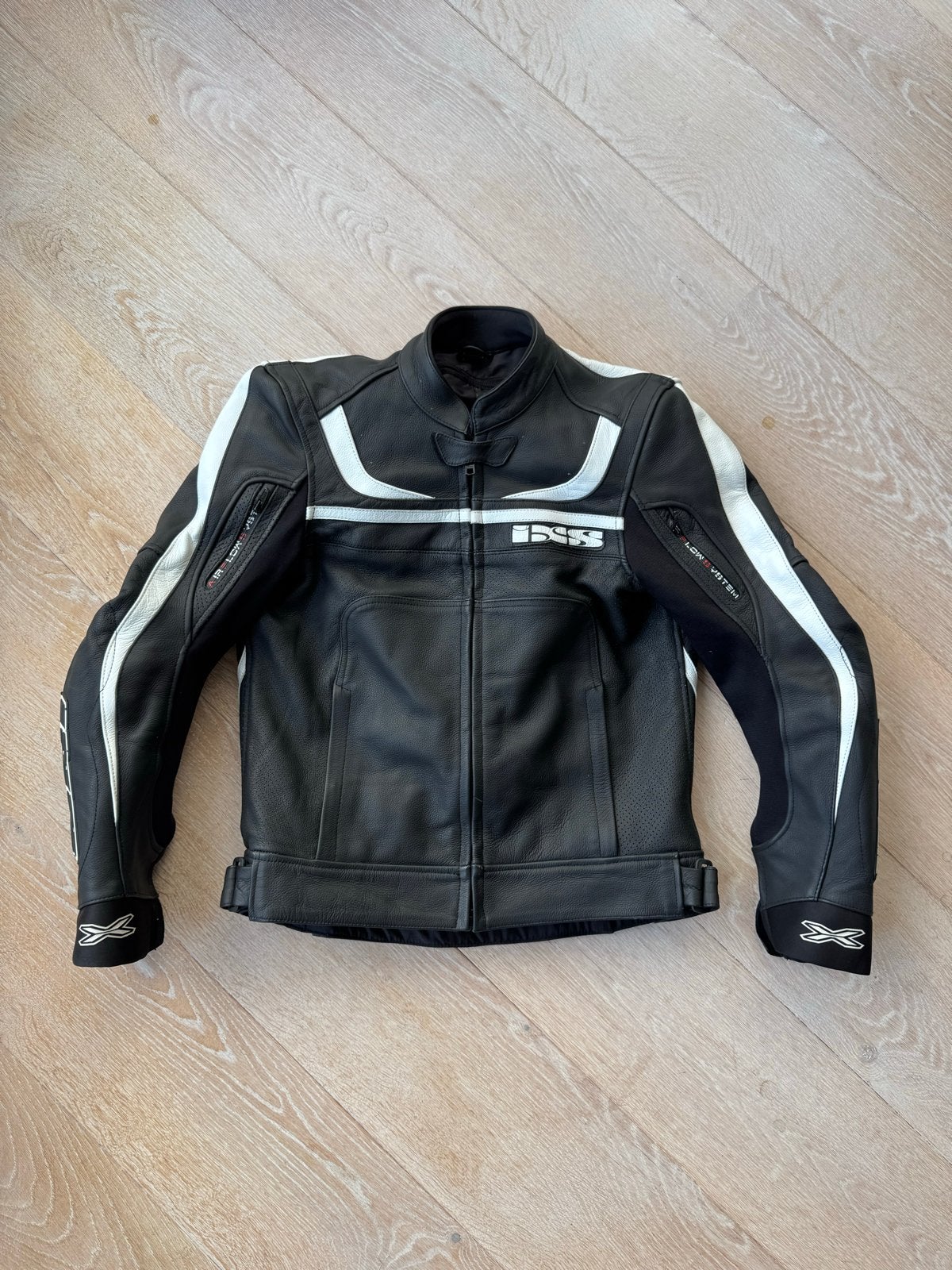 iXS Motorjas Leer Zwart/Wit - Heren, Ophalen, Tweedehands, Heren, Jas | leer
