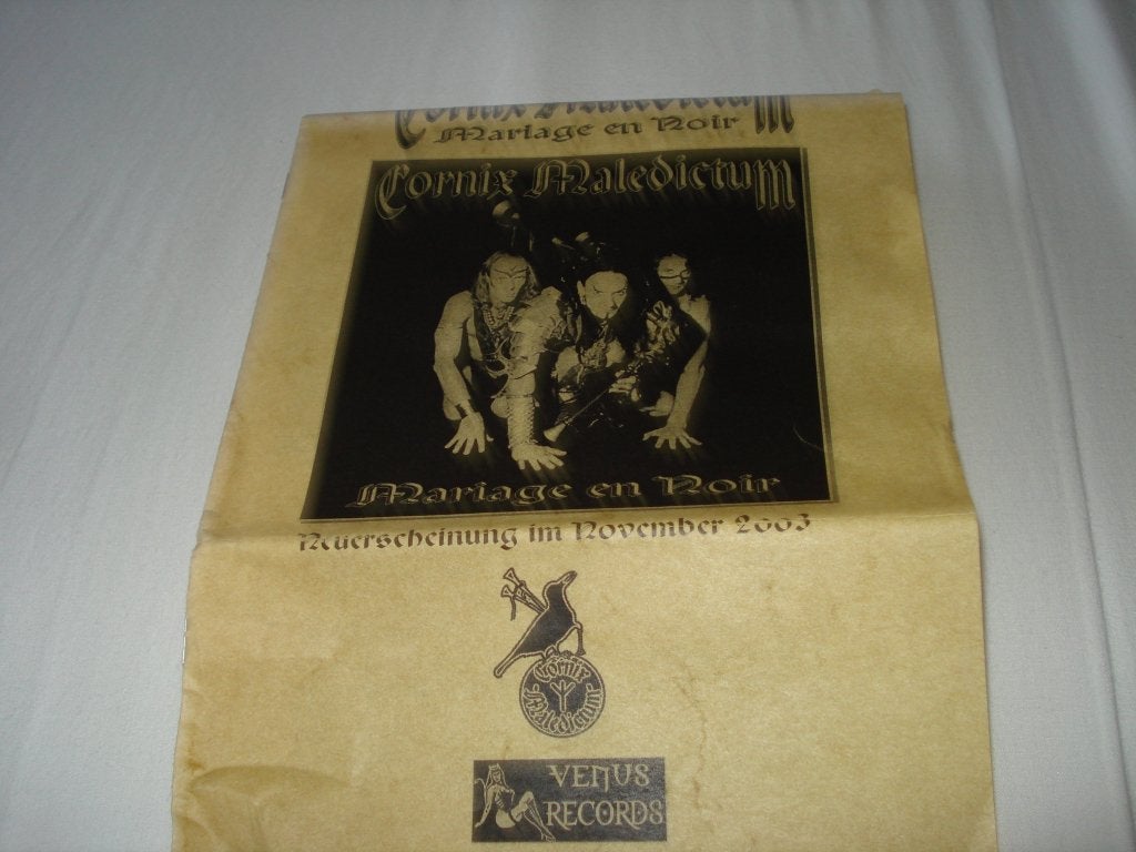 CORNIX MALEDICTUM - MARIAGE EN NOIR medieval ,neo folk, Gebruikt, Promo, Ophalen of Verzenden, Album