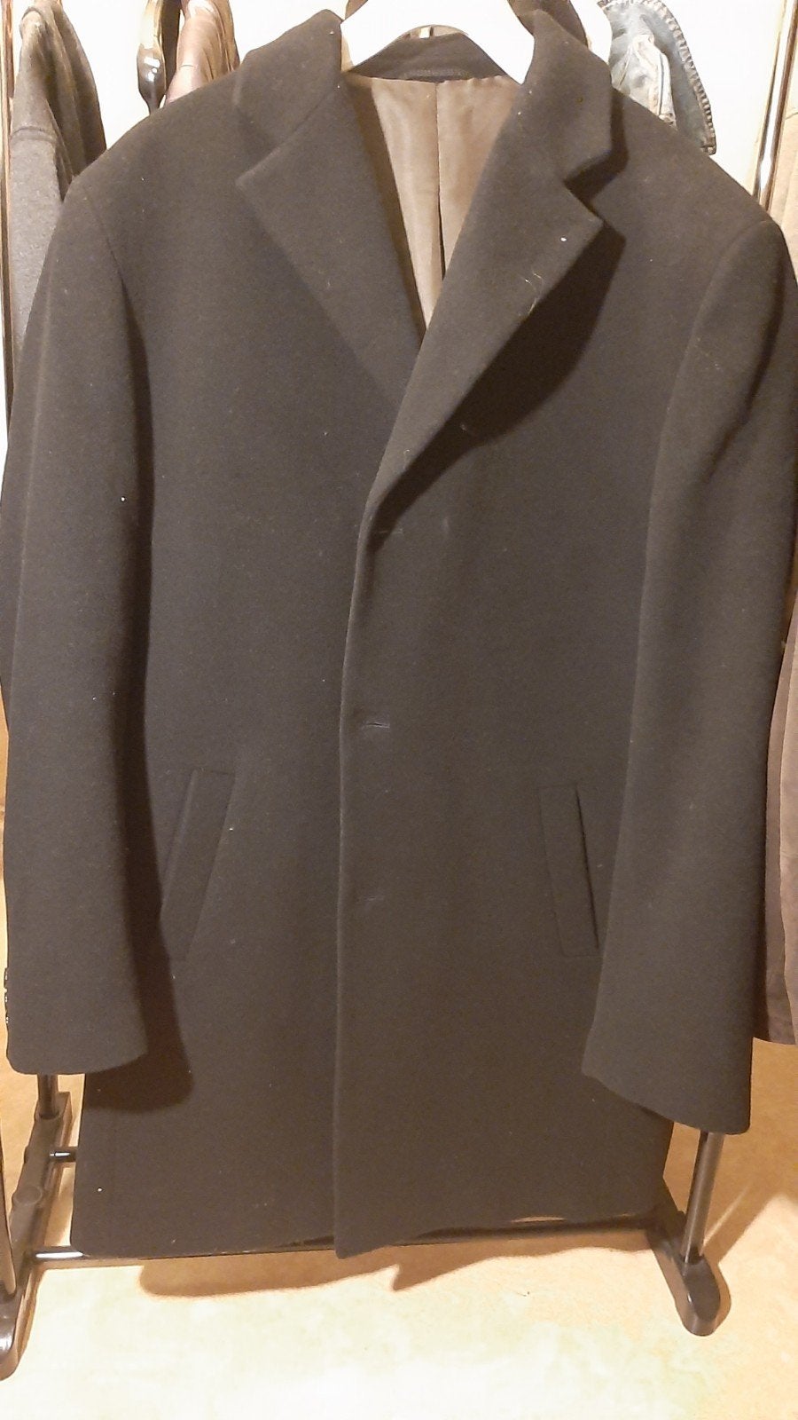 Canda C&A Wollen Herenjas - Subliem en Nette Winterjas, Kleding | Heren, Ophalen, Zwart, Maat 56/58 (XL), Zo goed als nieuw