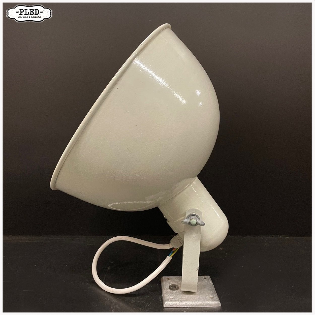 Grote geëmailleerde Italiaanse wandlamp Nuova Seminara  Lamp, Metaal, Overige merken, Gebruikt, Nb