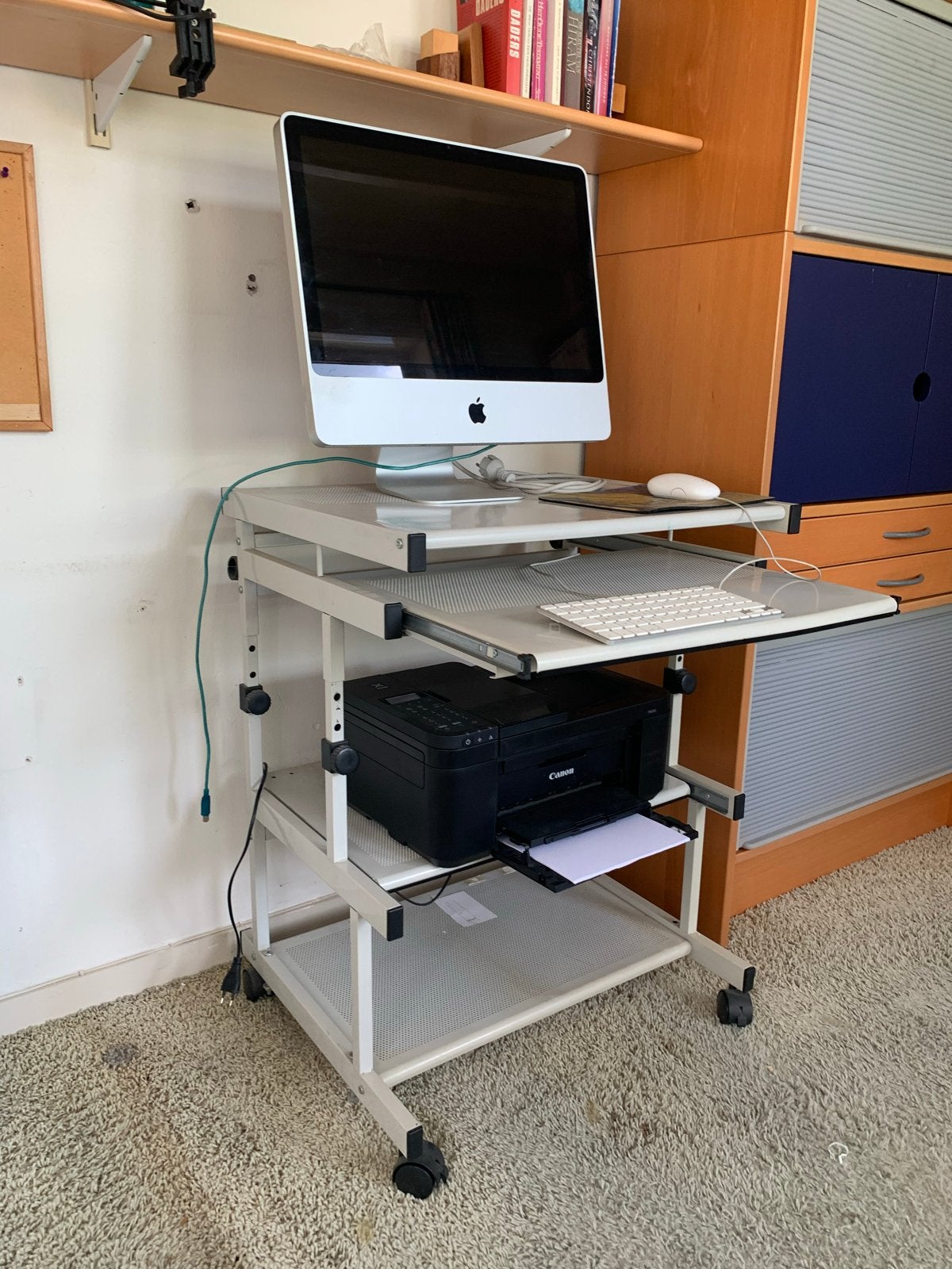 Computertafel gratis op te halen, Ophalen, Gebruikt, 70 tot 120 cm, Metaal