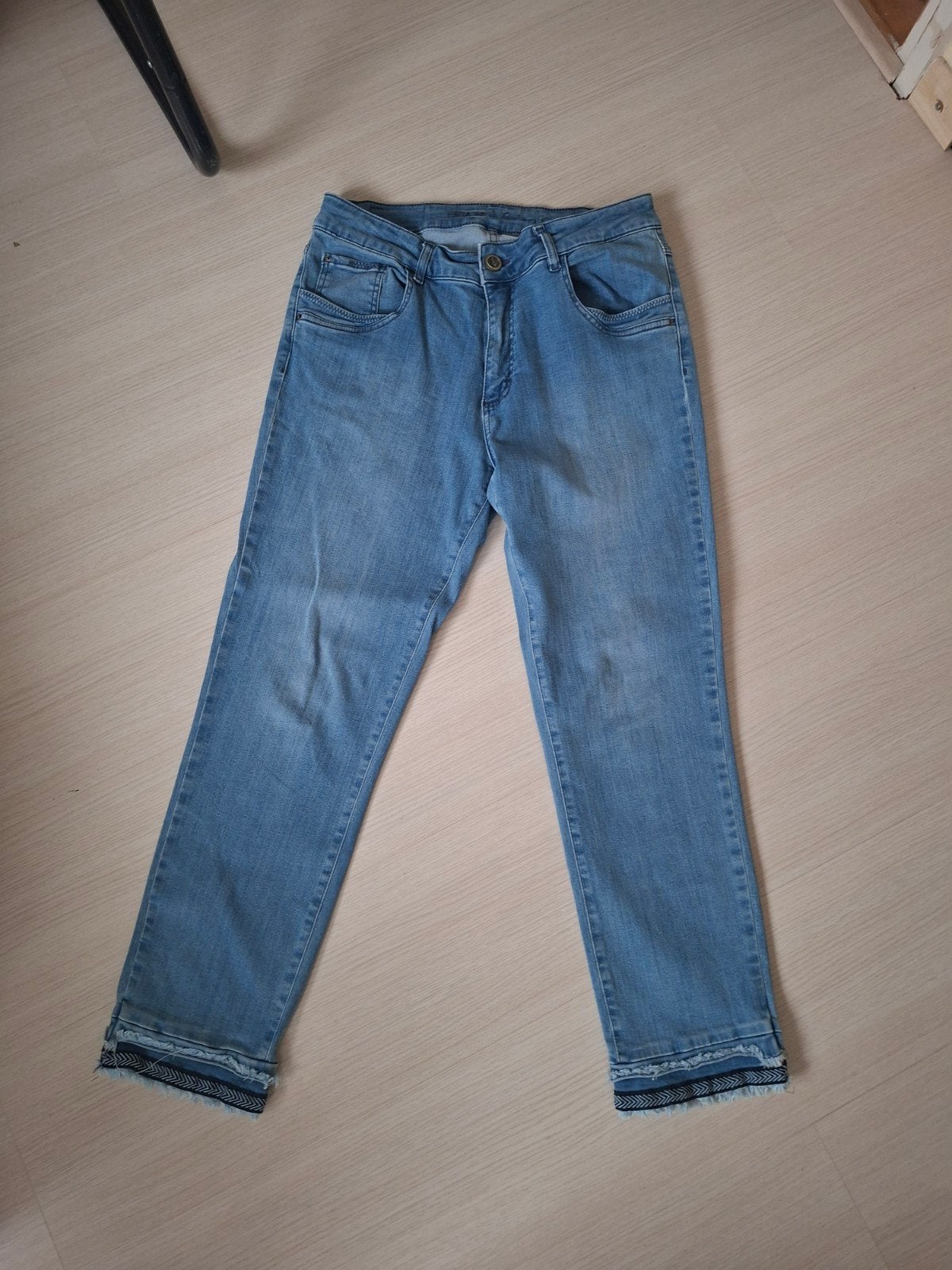 Parami Enkele Jeans Maat M 40 Stretch Zo Goed Als Nieuw, Kleding | Dames, Parami, Blauw, Ophalen of Verzenden, Zo goed als nieuw