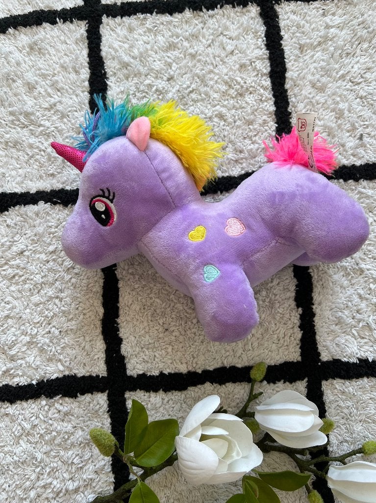 Heel goed paars unicorn knuffel Landahl roze speelgoed dier, Paars, Overige merken, Overige typen, Ophalen of Verzenden