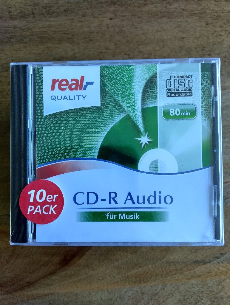 REAL QUALITY CD-R 80MIN.* Geschikt Voor Audio CD Recorders *, Ophalen of Verzenden, Nieuw, Cd, Diverse merken