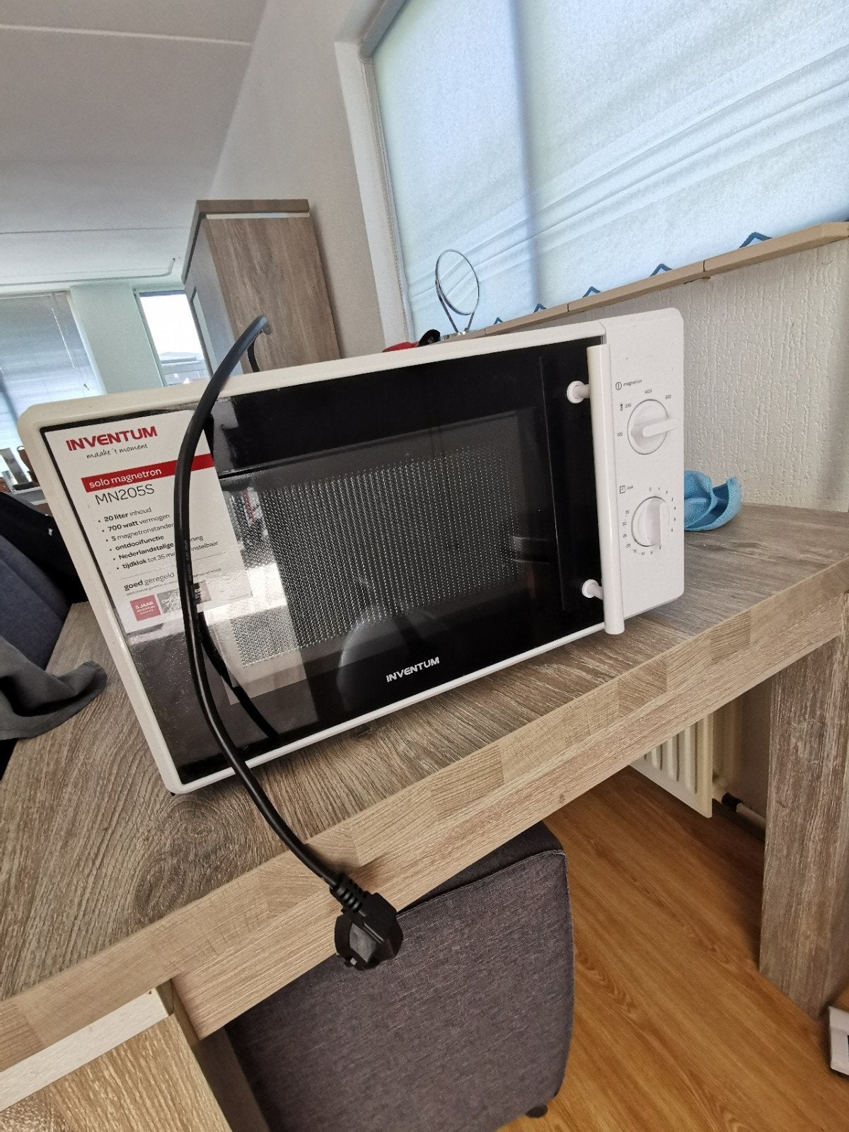 Inventum MN205S Solo Magnetron - Wit, Witgoed en Apparatuur, Ophalen, Gebruikt, Minder dan 45 cm, Magnetron