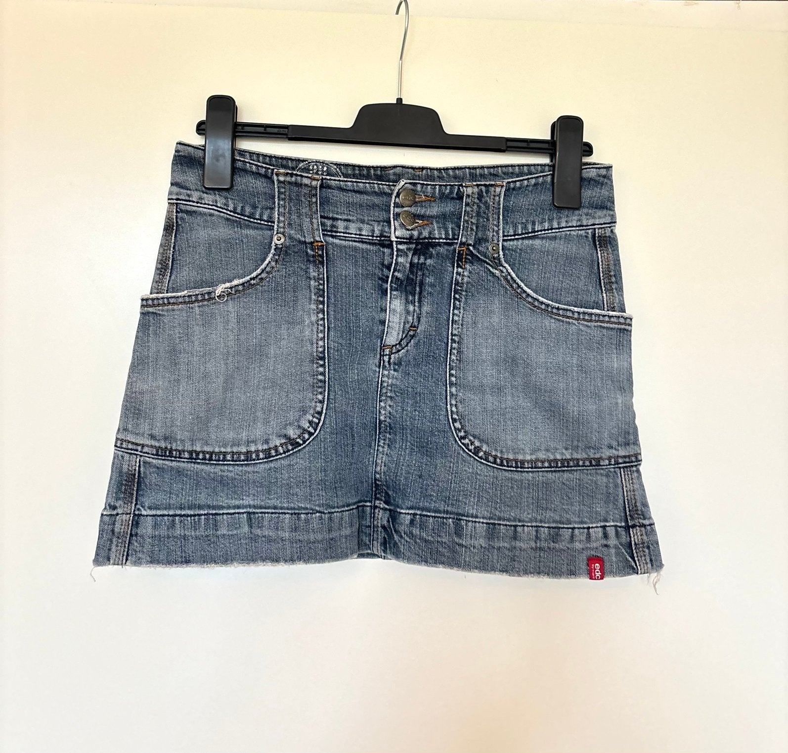 EDC kort denim rok • y2k • maat 36 • blauw spijkerrok, Blauw, Ophalen of Verzenden, Zo goed als nieuw, Maat 36 (S)