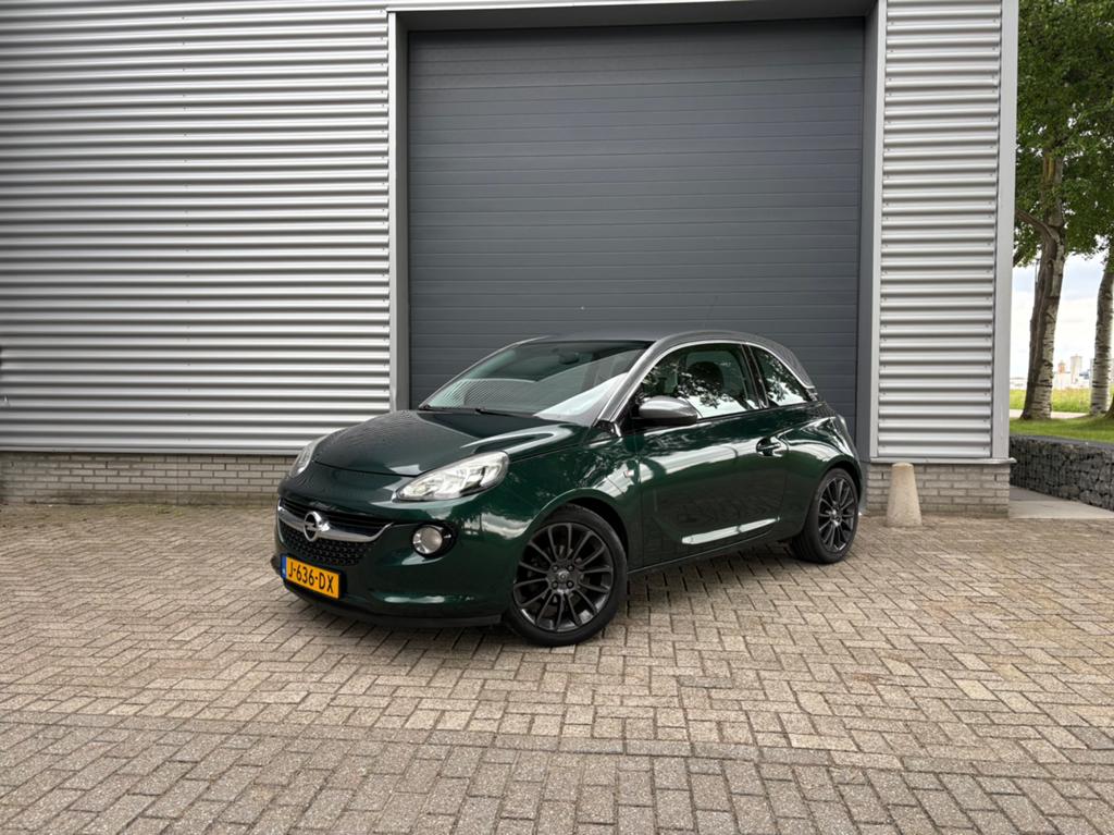 Opel ADAM 1.2 Ecoflex Start&stop 3DRS 2018 Groen, Auto's, Voorwielaandrijving, 40 €/maand, 4 stoelen, 1229 cc