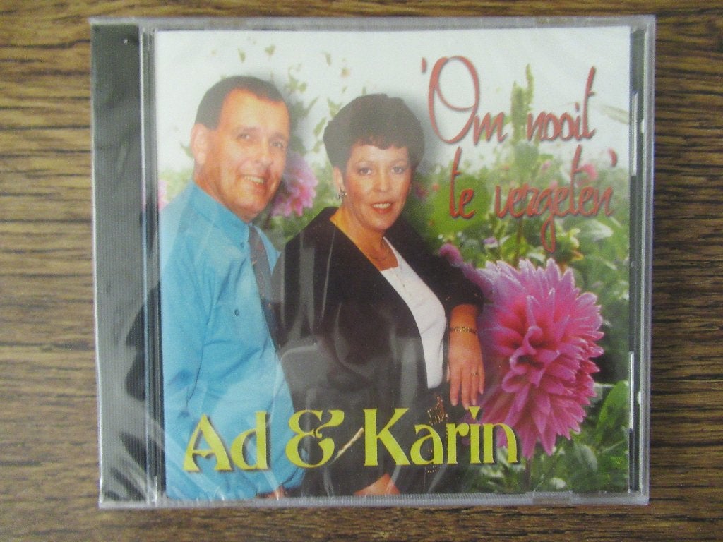 AD & KARIN # OM NOOIT TE VERGETEN 14 TOP NUMMERS, Ophalen of Verzenden, Zo goed als nieuw, Levenslied of Smartlap