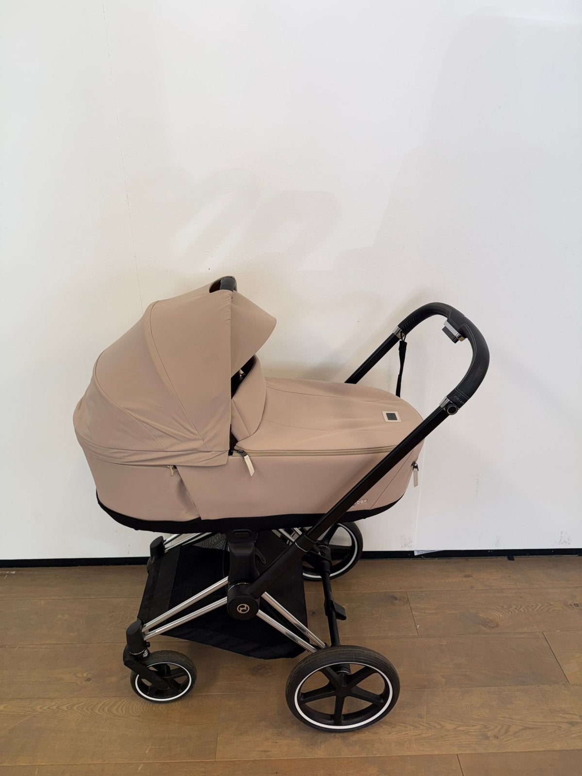 Cybex Priam 4  kinderwagen - 2 in 1 - Cozy Beige, Ophalen, Zo goed als nieuw, Regenhoes