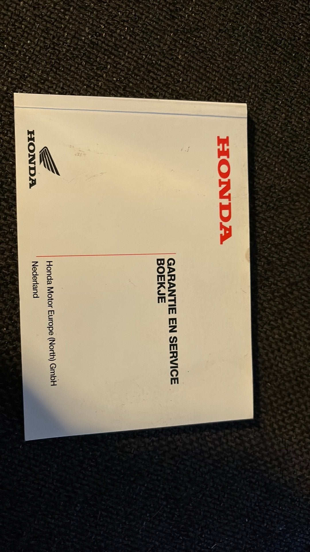Honda garantie en service boekje nieuw blanco, Ophalen of Verzenden, Nieuw